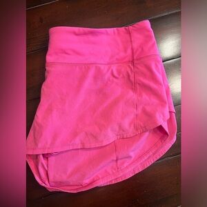 RARE Sonic Pink Lululemon Speed up Shorts